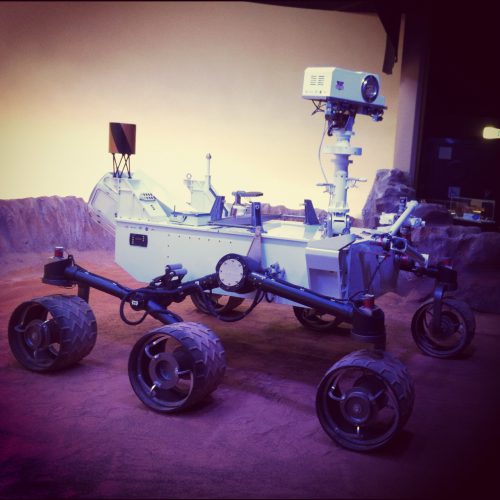 Maquette Curiosity à la Cité de l'Espace