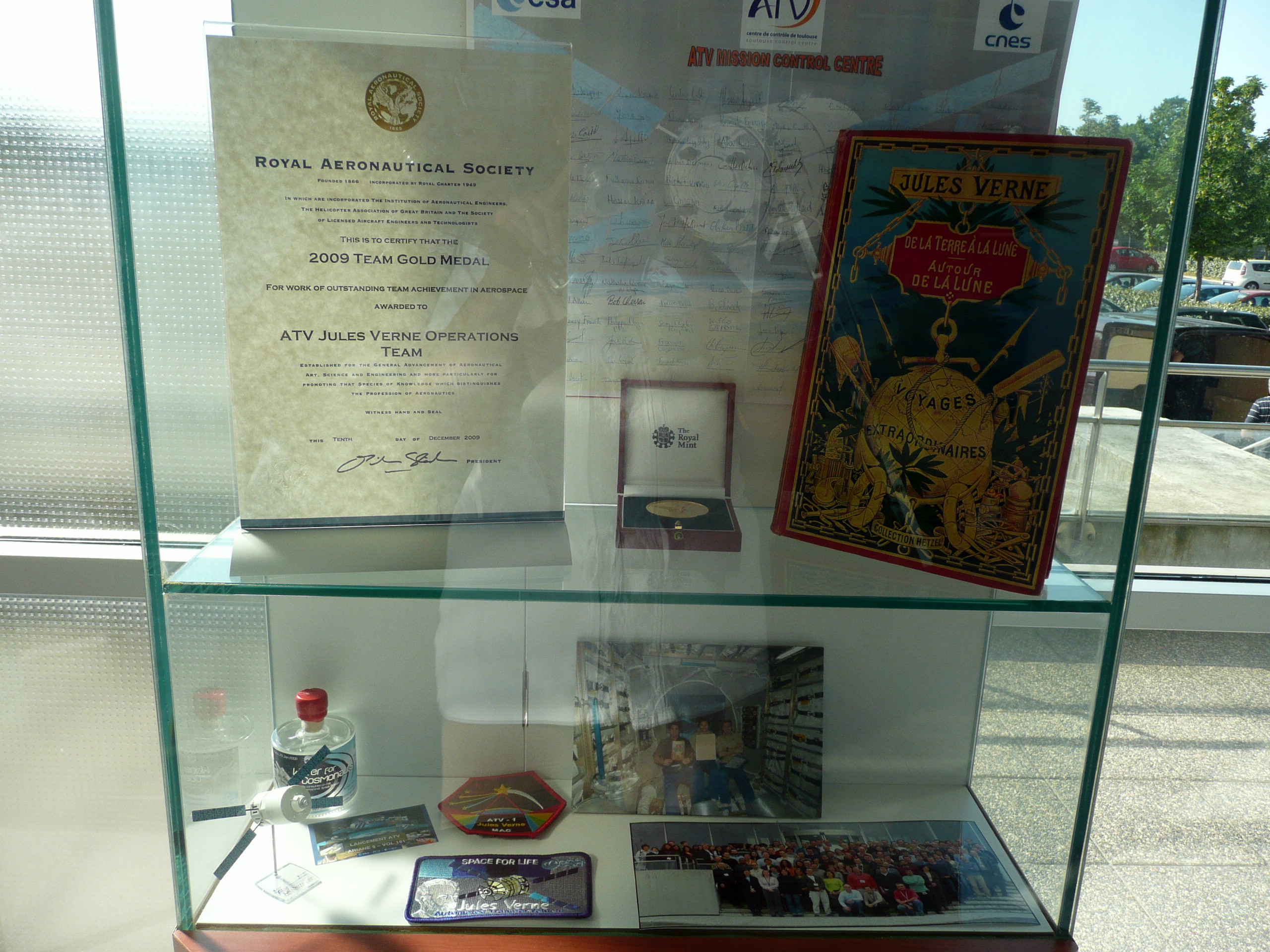 souvenirs des vols ATV précédents