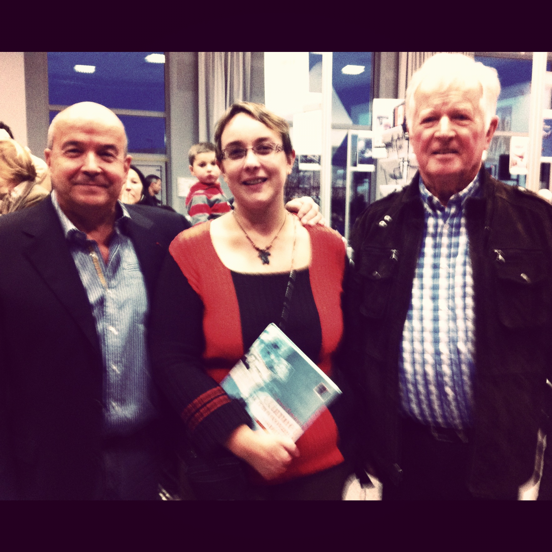 avec Patrick Baudry et Jean-LoupChrétien