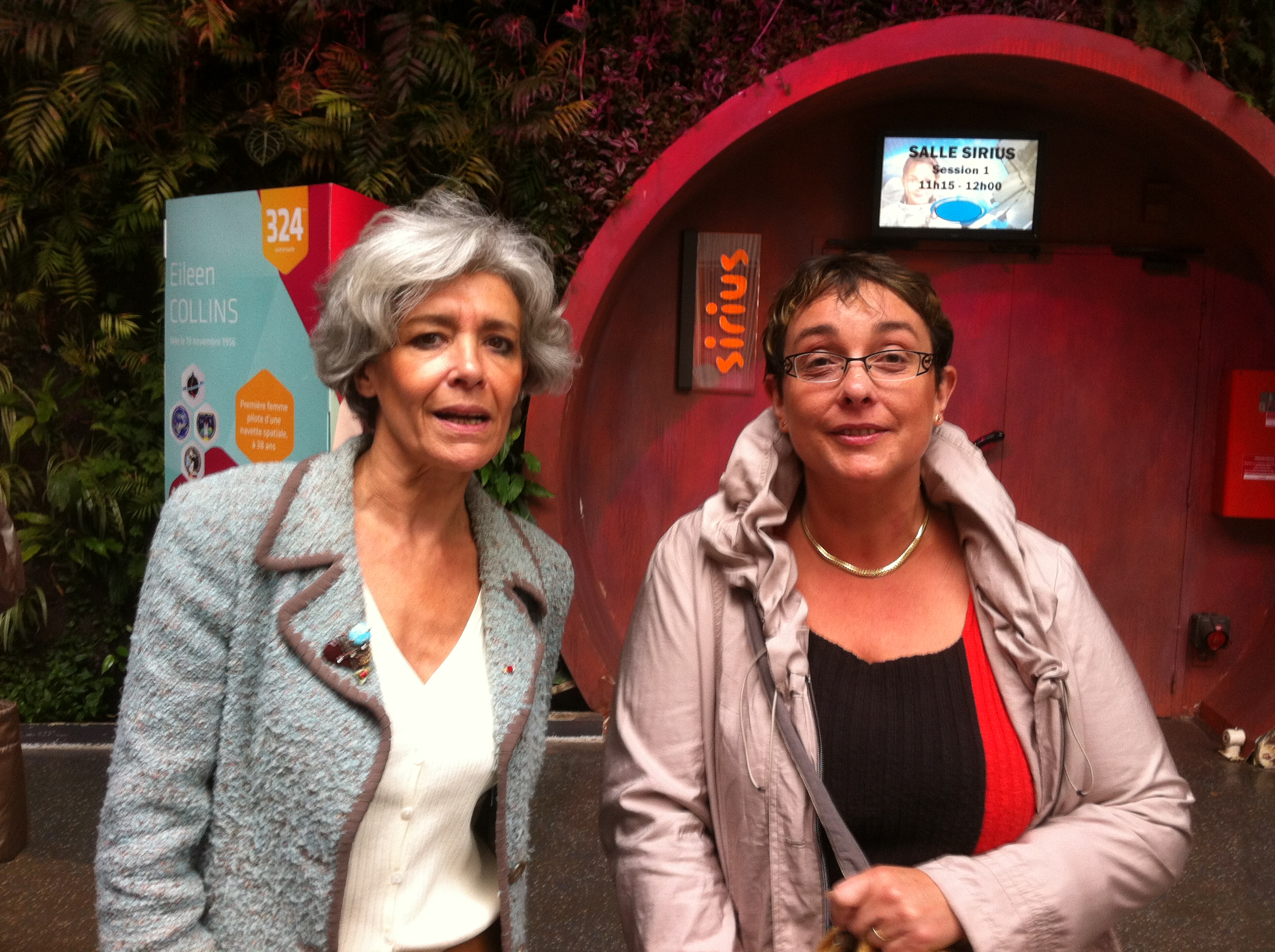 avec Claudie Haigneré