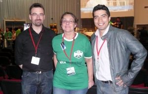 Avec Romain Charles et Diego Urbina de MARS 500 (ATVtweetup)