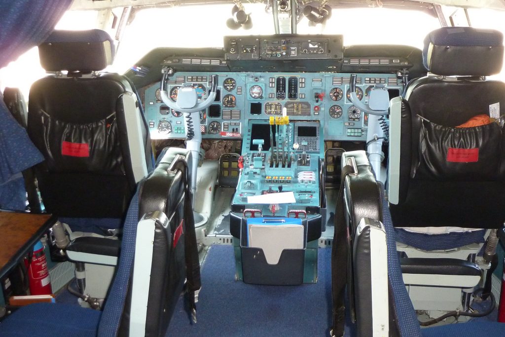 la cabine de pilotage