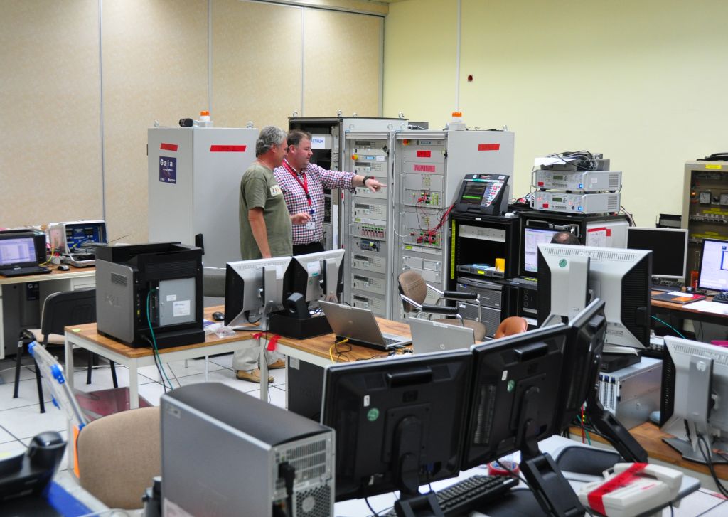 Le banc de test Satellite