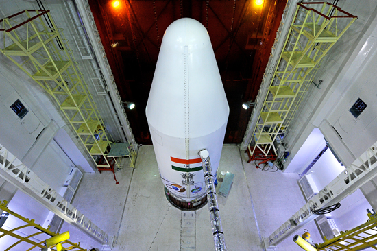 Coiffe fermée sur MOM (source ISRO)