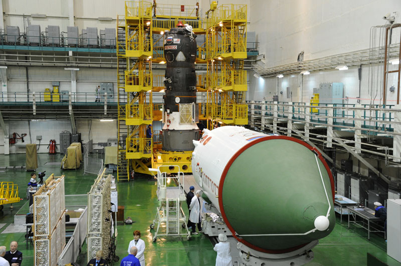 Le cargo progress M21 avant sa misse sous coiffe (source RSC Energia)