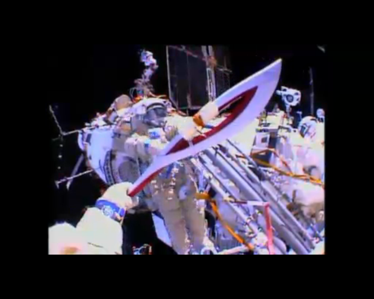 capture d'écran NASA TV