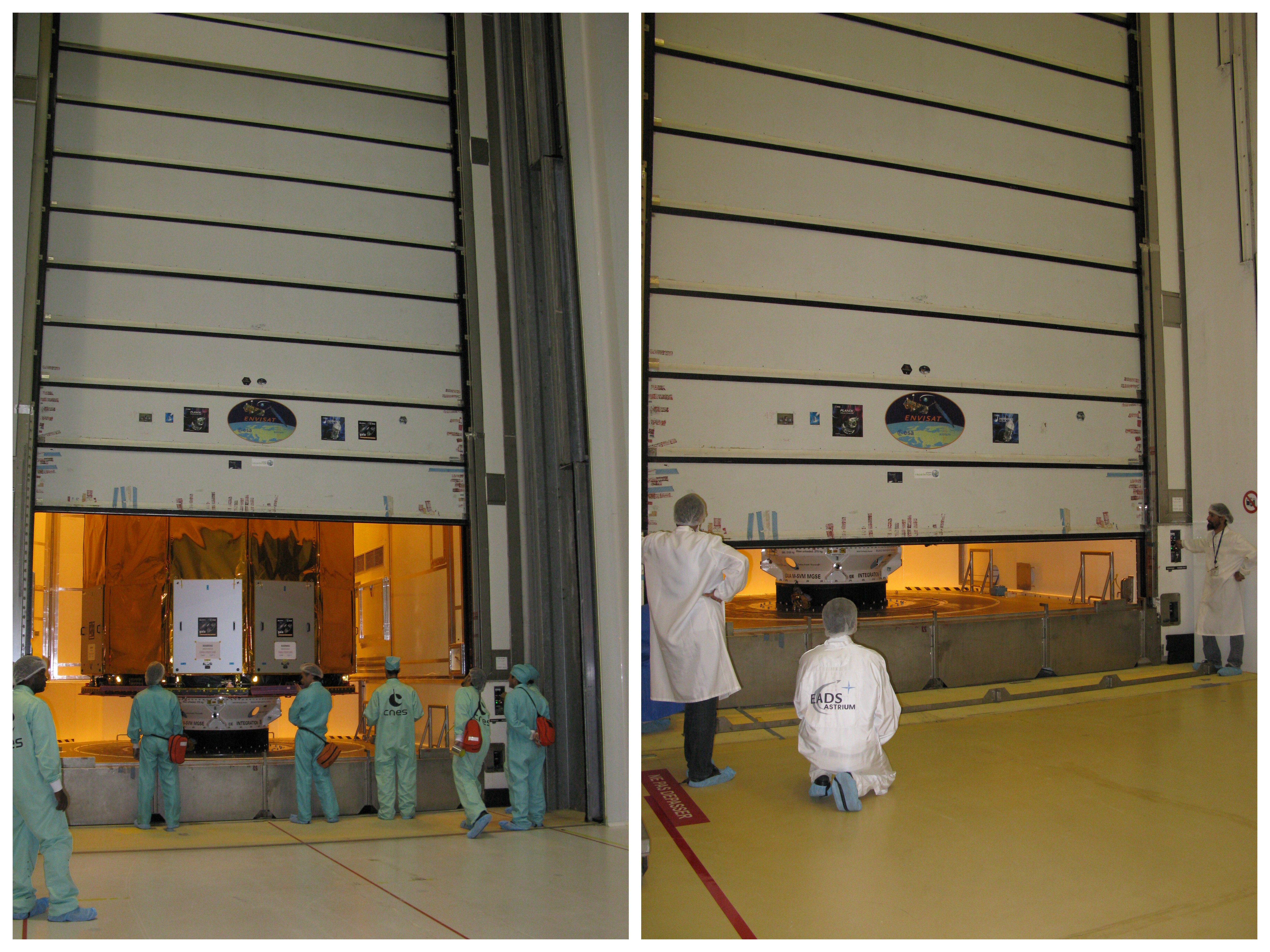 Fermeture de la porte du CCU3