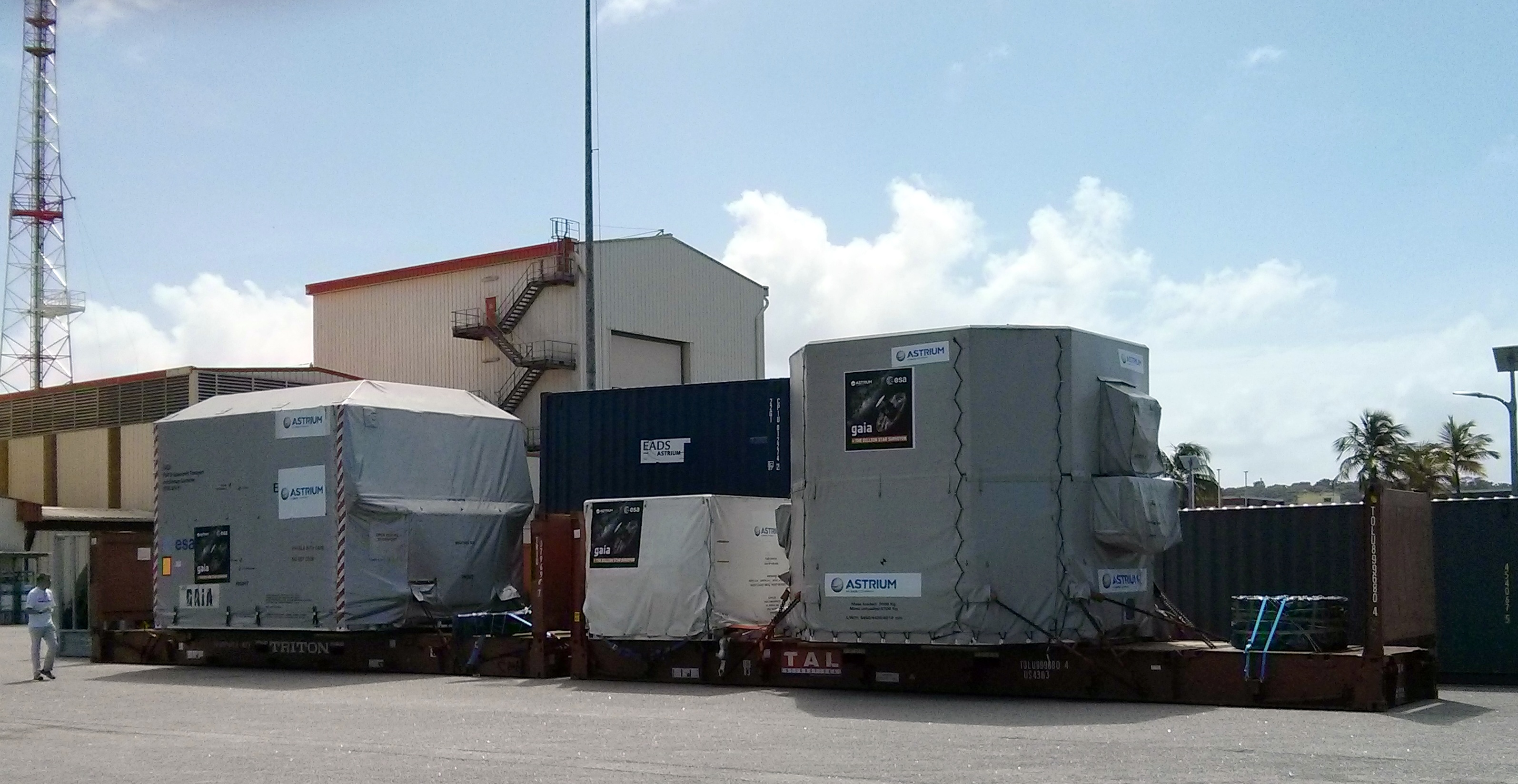 conteneur Satellite ou Pare-soleil vides