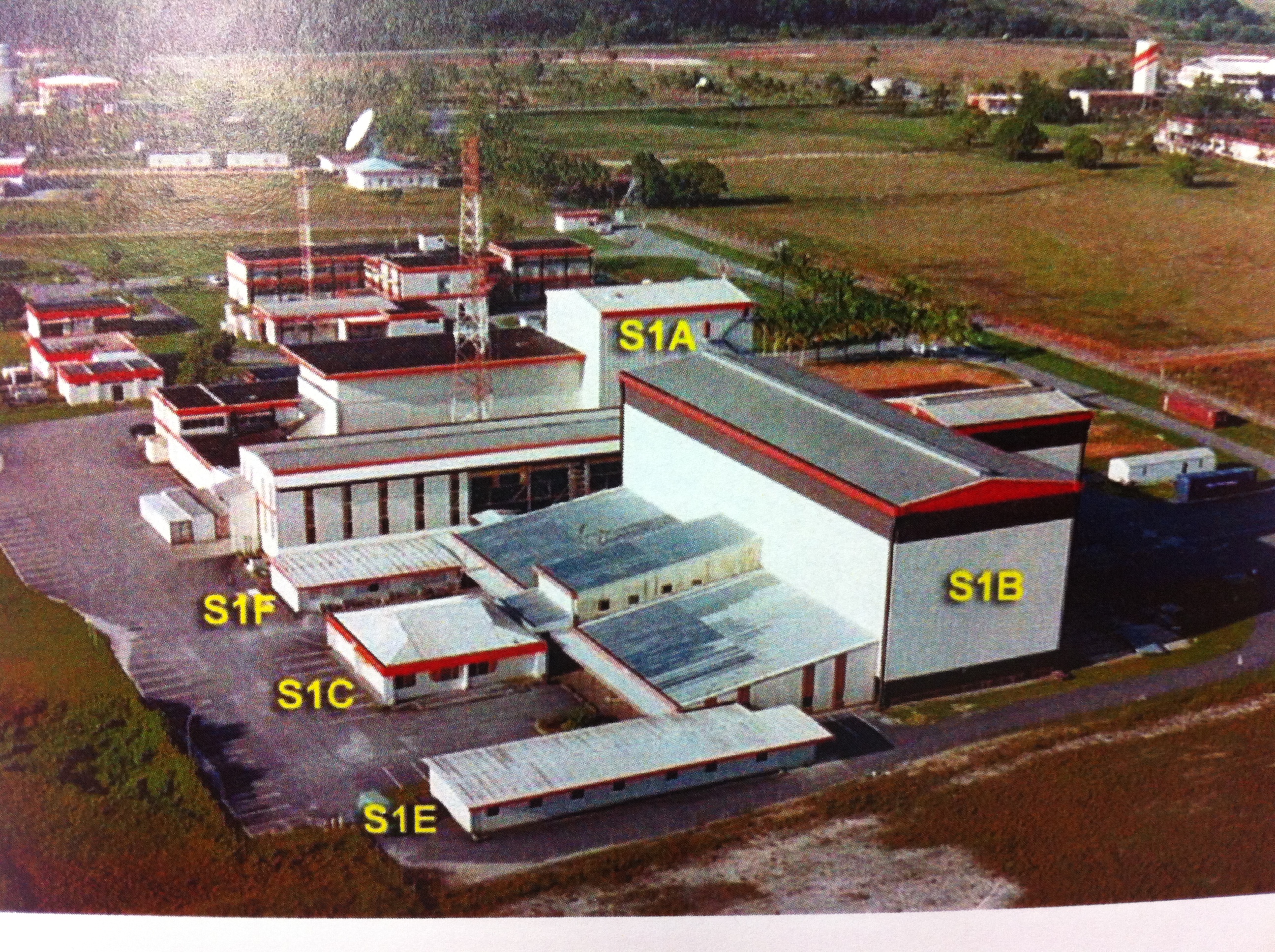 Photo d'ensemble de la zone EPCU S1 (Source : livret de campagne Astrium)