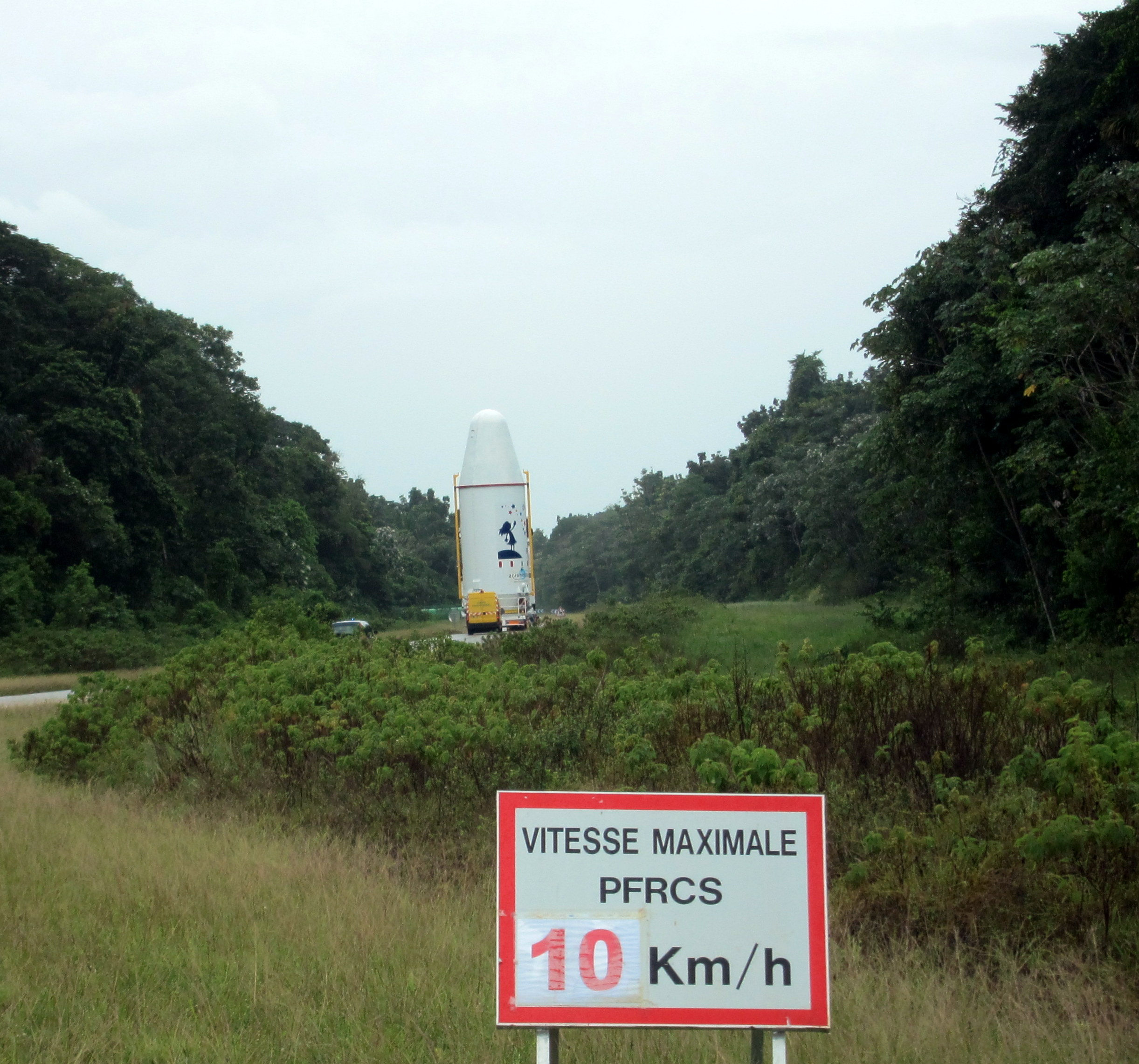 la limitation de vitesse est rappelée au chauffeur !