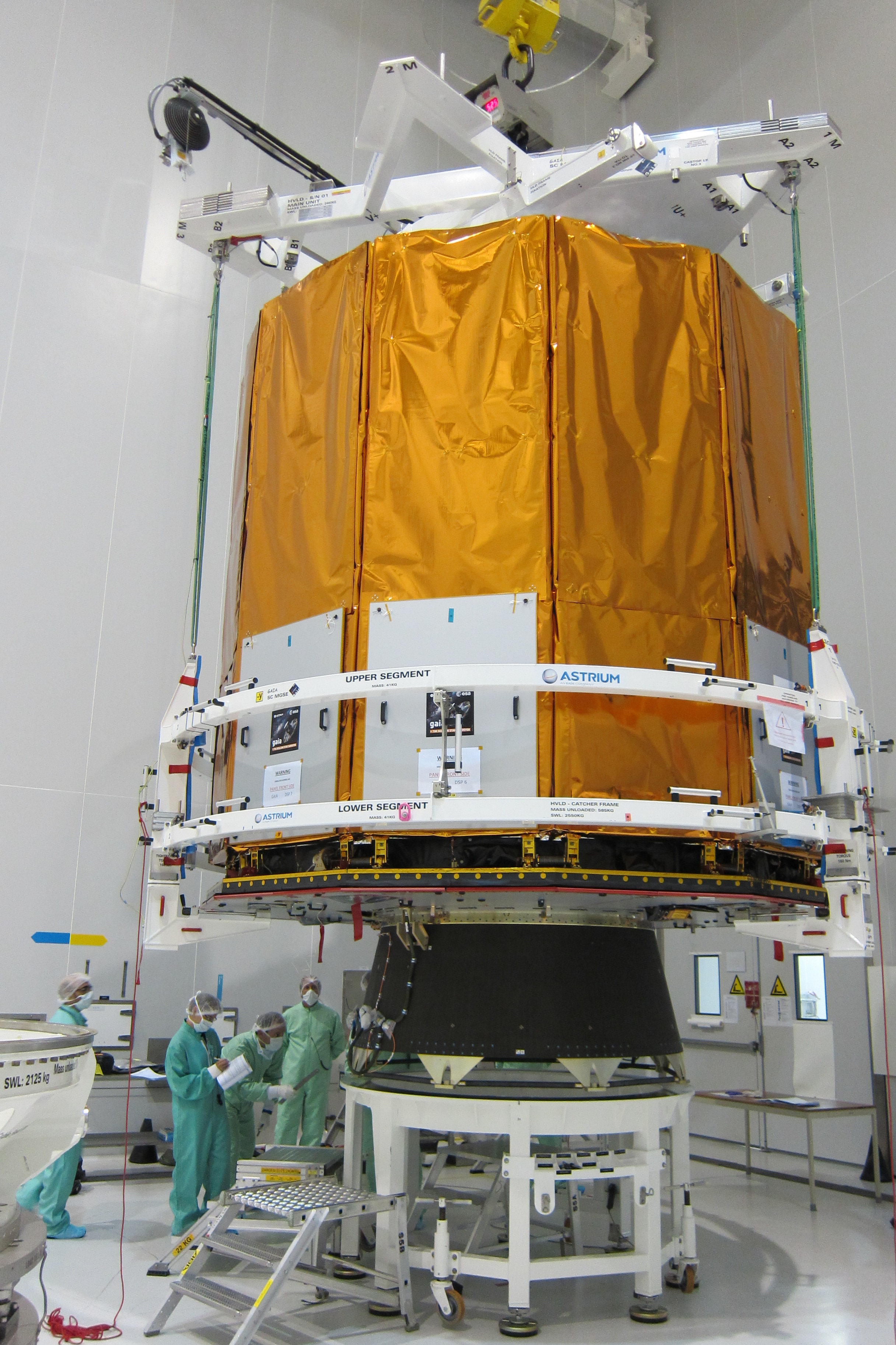 Gaia et l'adaptateur lanceur ne font plus qu'un