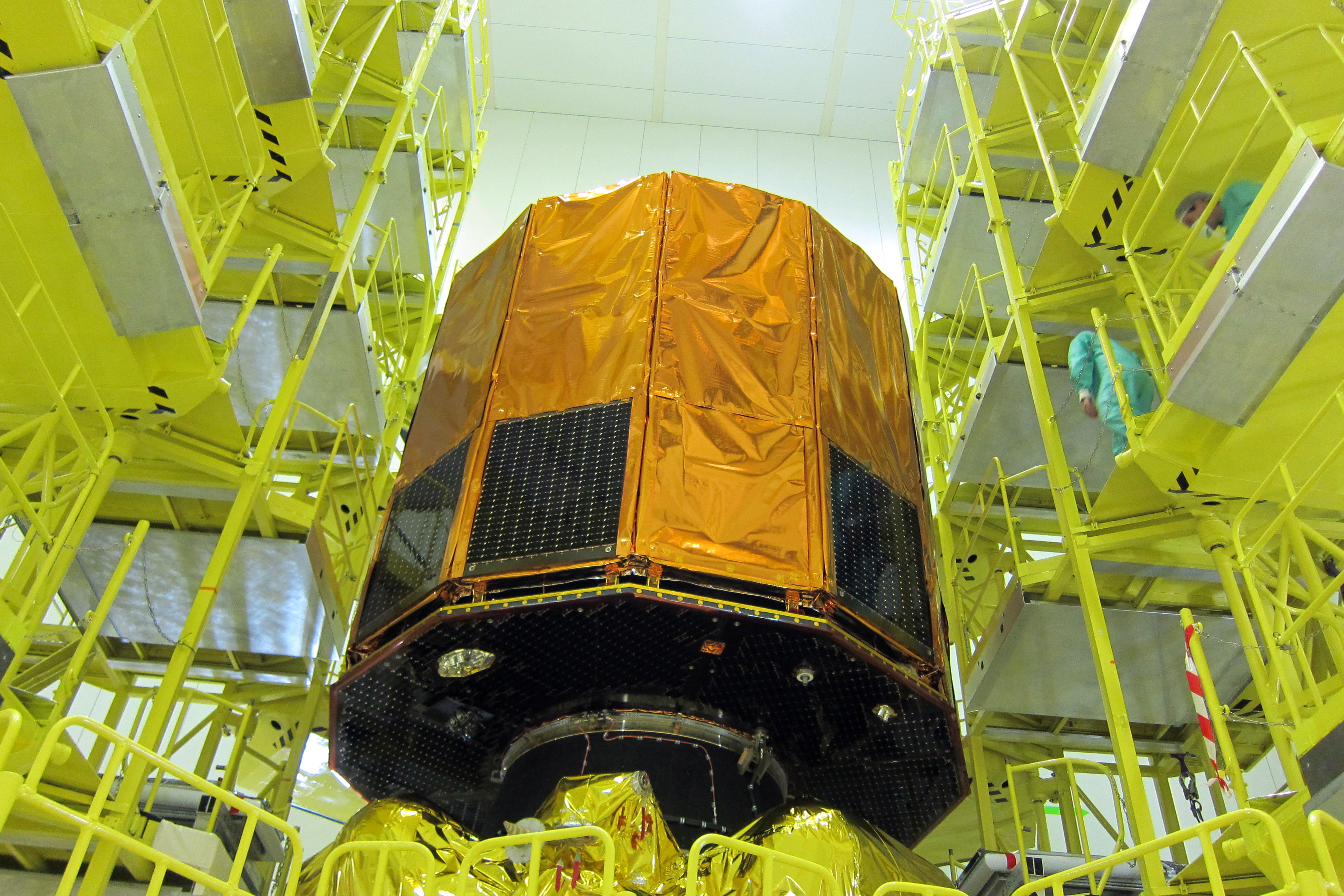 Gaia sur Fregat, quasiment en configuration vol