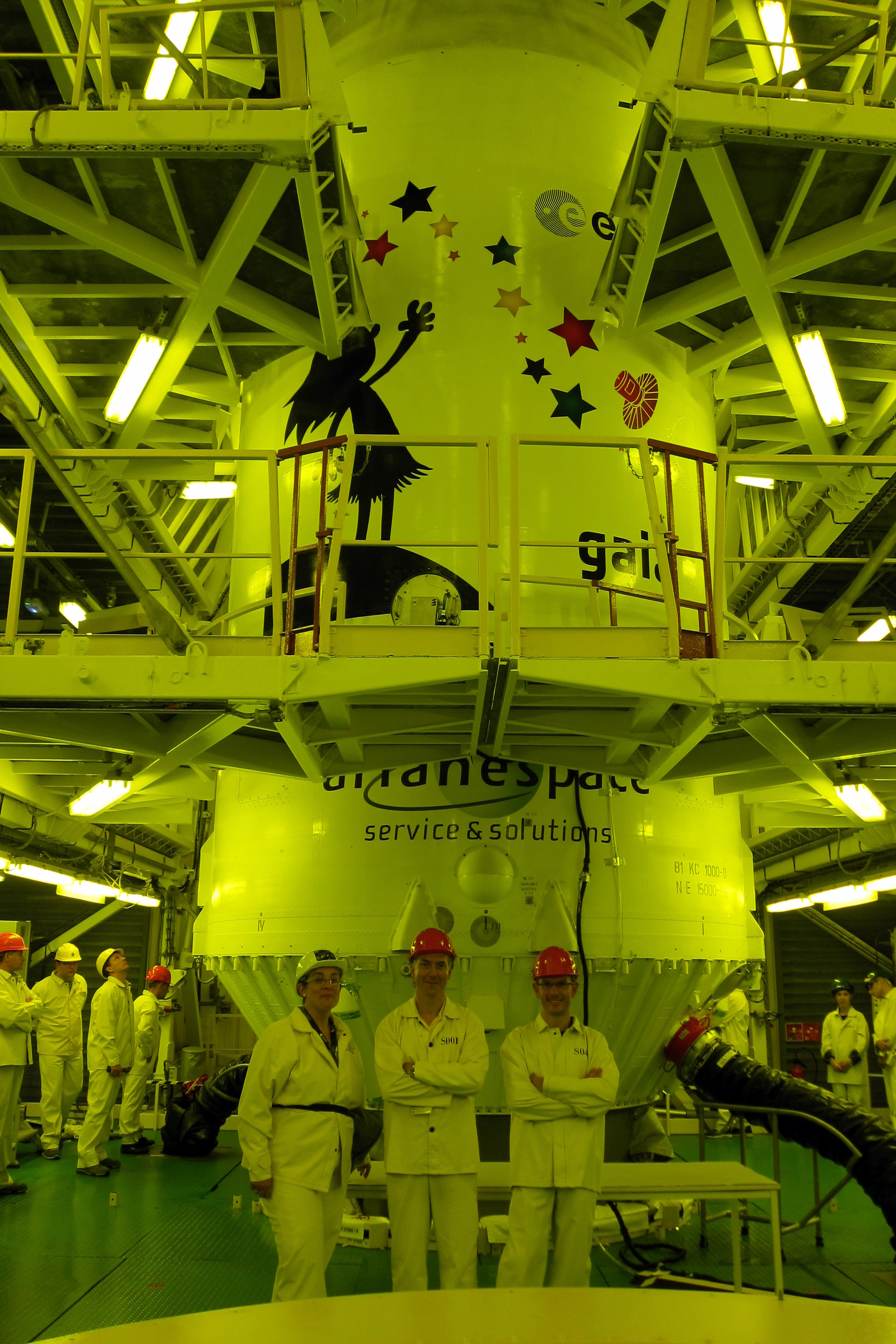 l'équipe Astrium à 22h