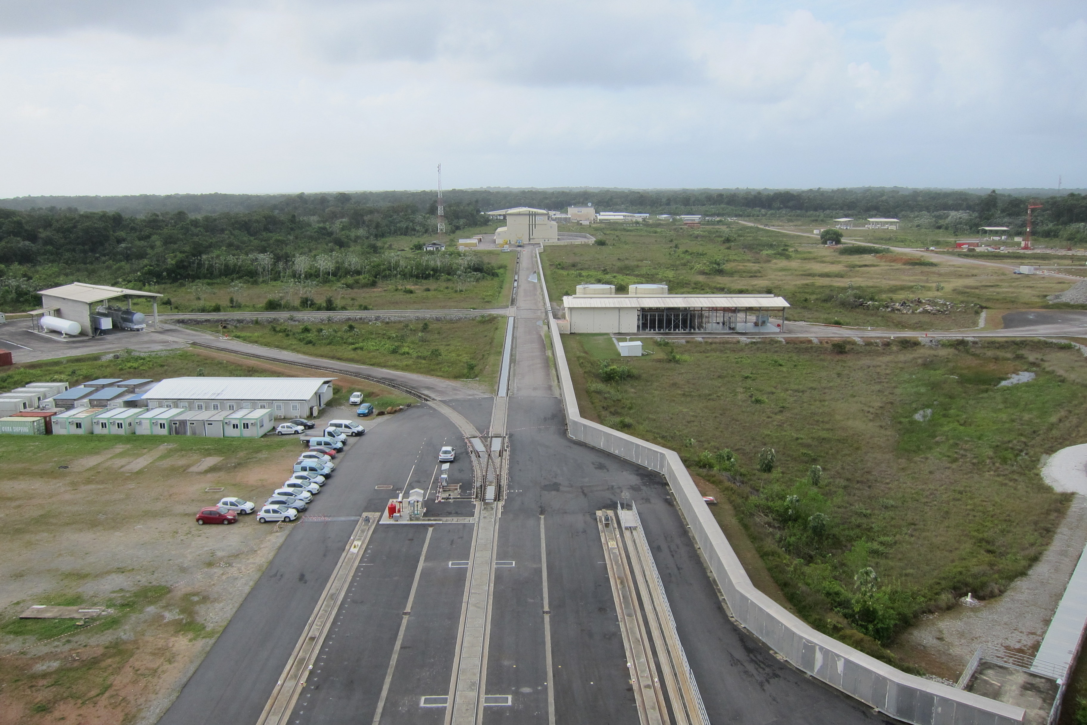vue du MIK depuis le portique mobile (étage 8)