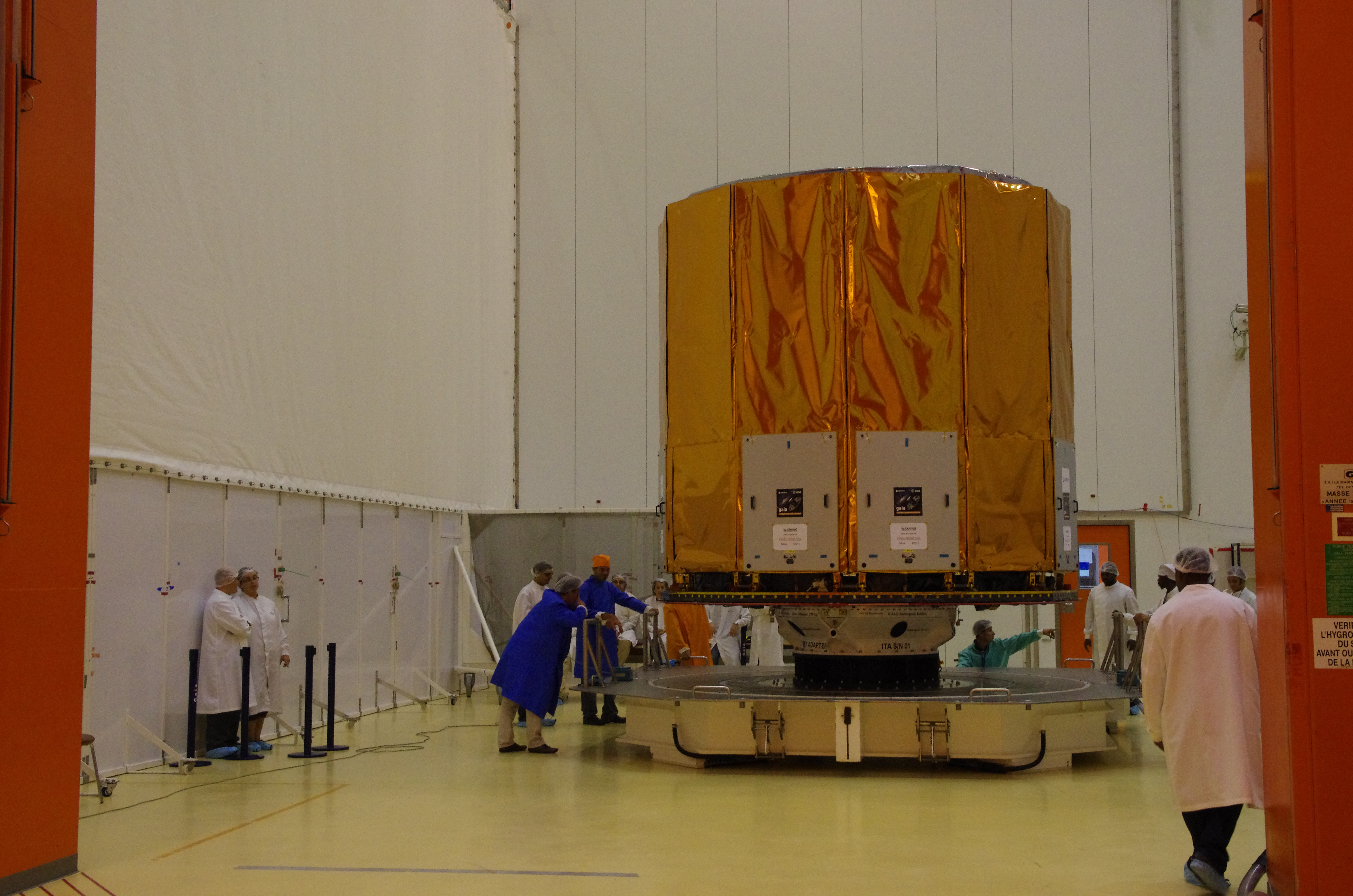 GAIA sur l'embase CCU3 prêt au roulage