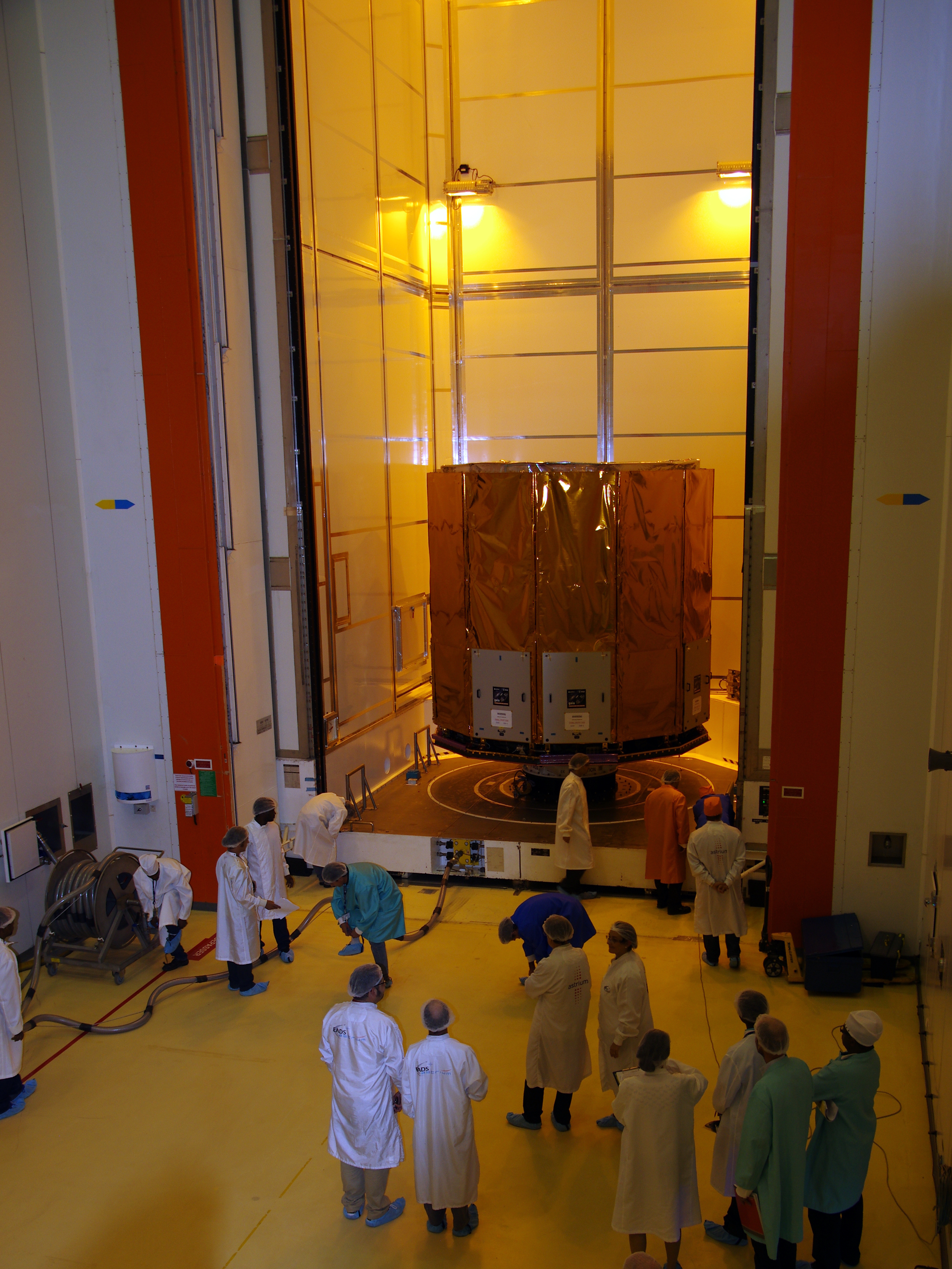 GAIA est petit comparativement à la taille du conteneur