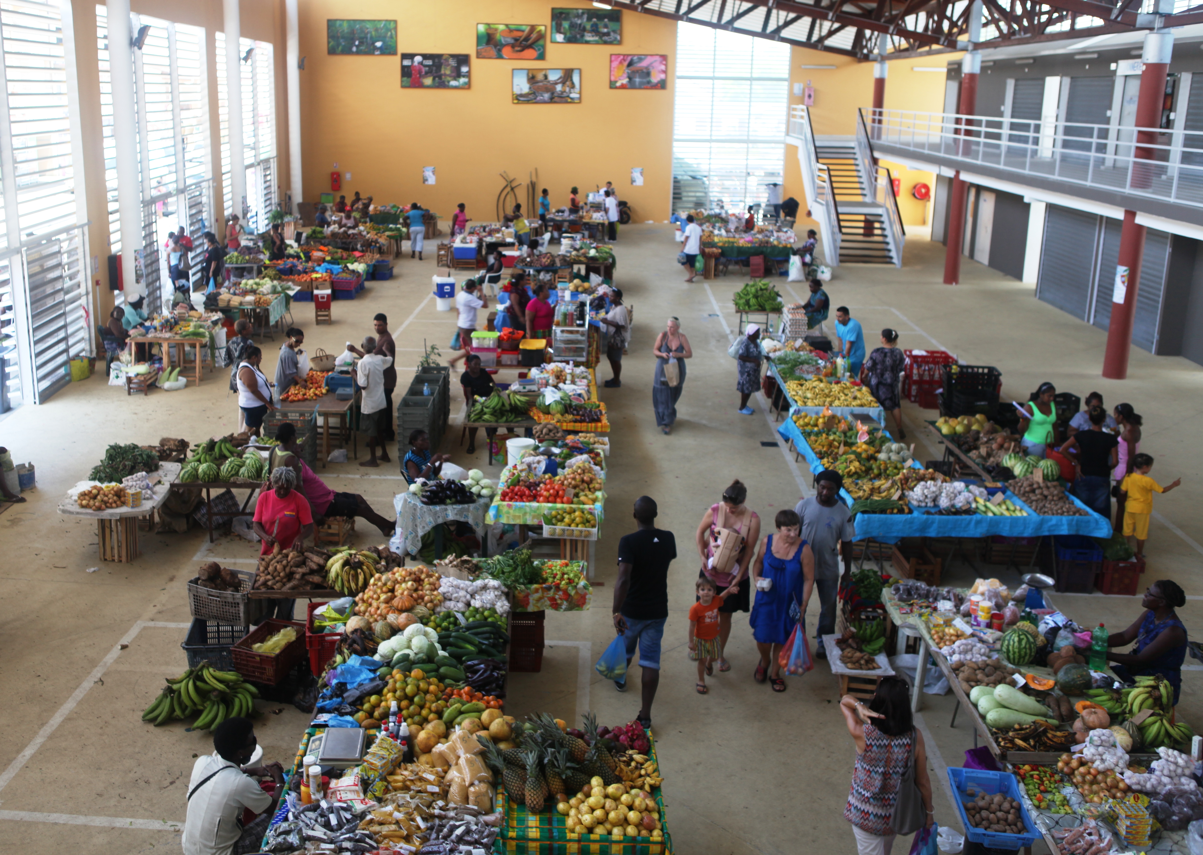 Marché couvert de Kourou