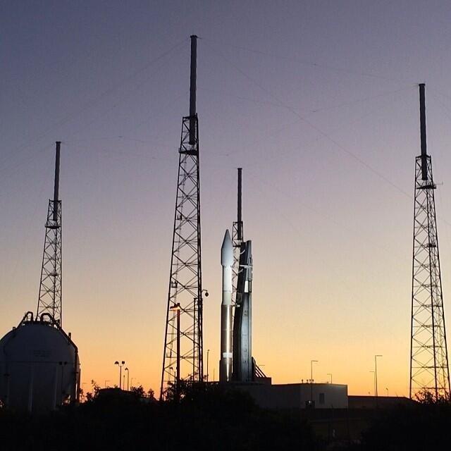 Atlas V / TDRS-L sur le pas de tir le 22 janvier (source @Astro_Wheels)