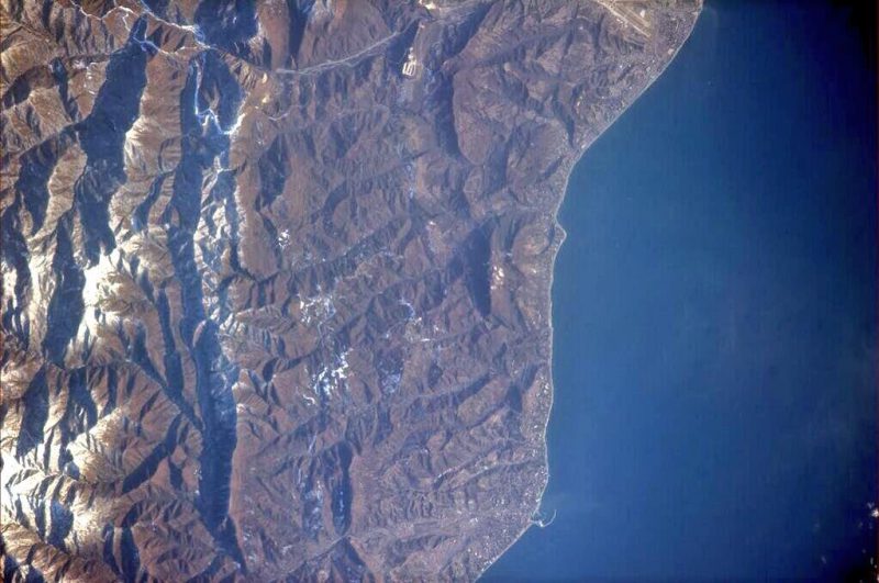 Sochi vu depuis l'ISS (source : Rick Mastracchio / NASA)