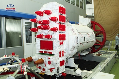 Un satellite Glonass-M (source ISS Reshetnev, fabricant )
