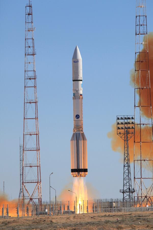 Lancement de Proton 28/04/14 (Crédit : Roscosmos)