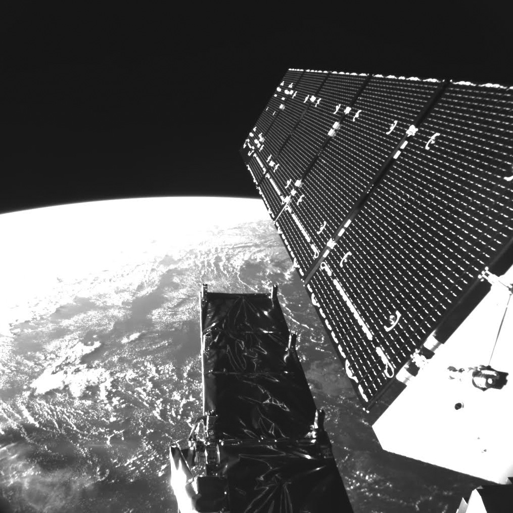 Image acquise par la caméra à bord du satellite Sentinel-1A le 4 Avril, quelques heures seulement après  être entré en orbite le 3 Avril 2014. (source ESA)