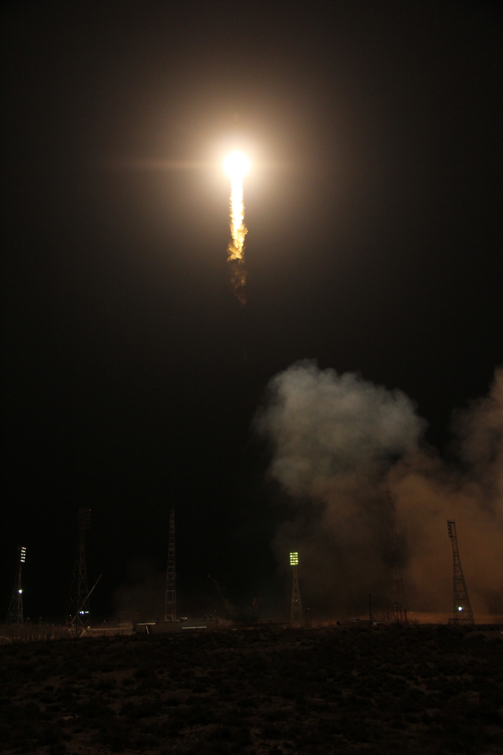 Décollage de la fusée Soyouz avec le cargo Progress M23-M à son  bord (source Roscosmos)