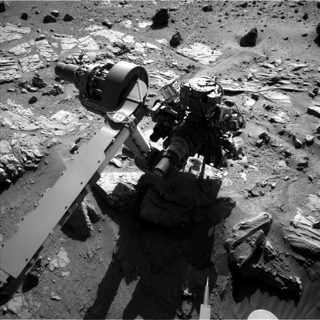 3e forage en cours par Curiosity (source @MarsCuriosity)