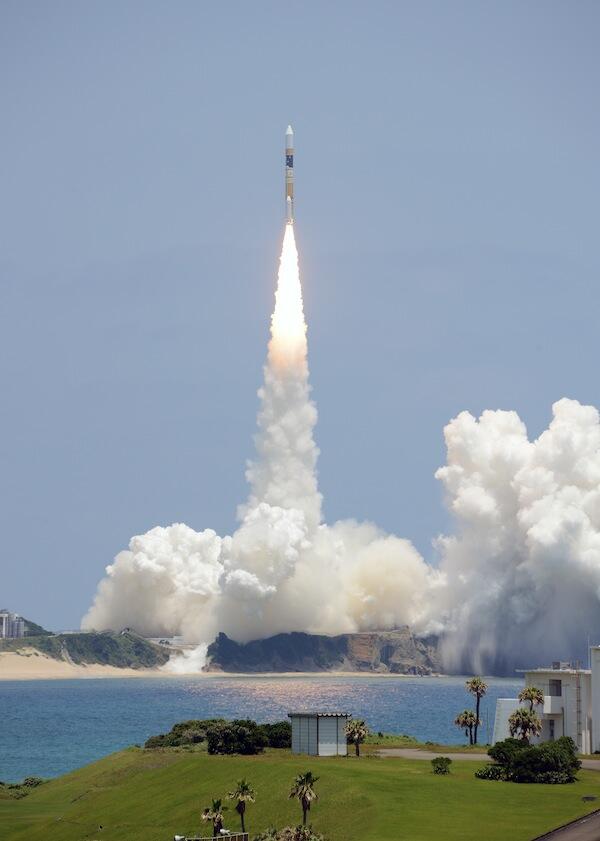 Décollage de la fusée HII-A du 24/05/14 (source twitter)