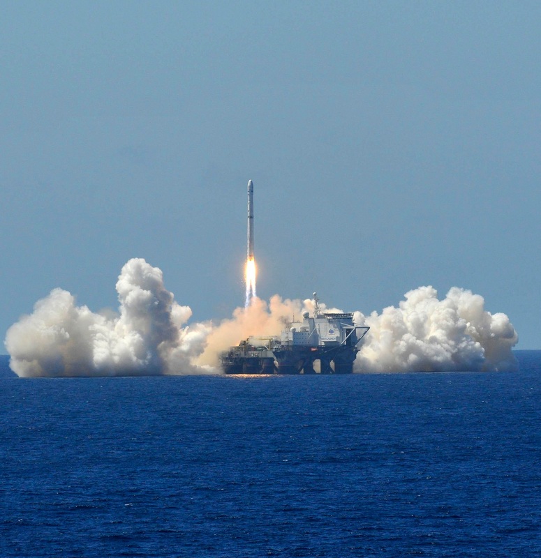 Lancement d'Eutelsat3B le 26/05/14 par Zenit 3SL (source Sea Launch)