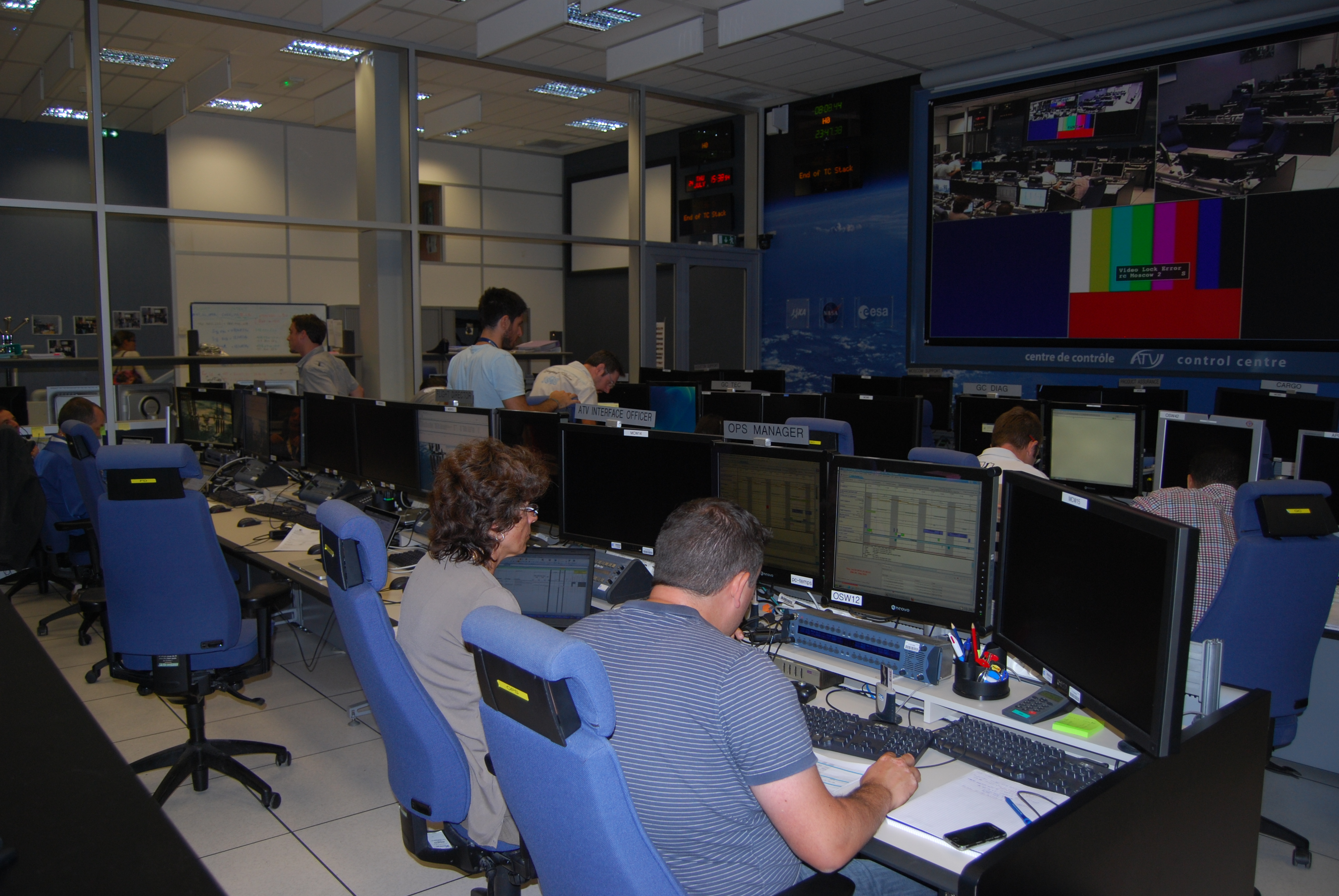 L'ATV-CC en pleine répétition finale du lancement (source ESA blog)