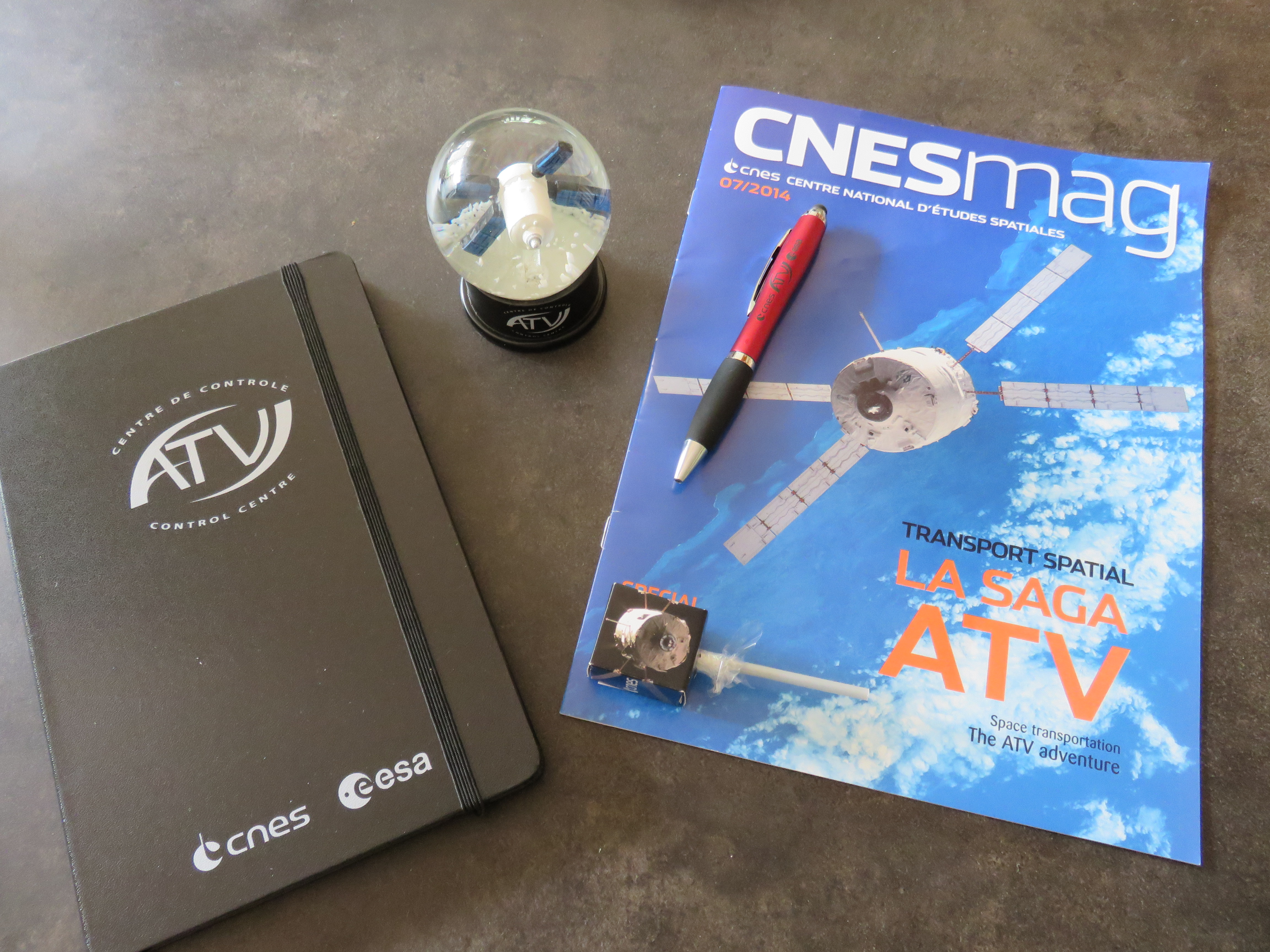 Merci au CNES pour les cadeaux !