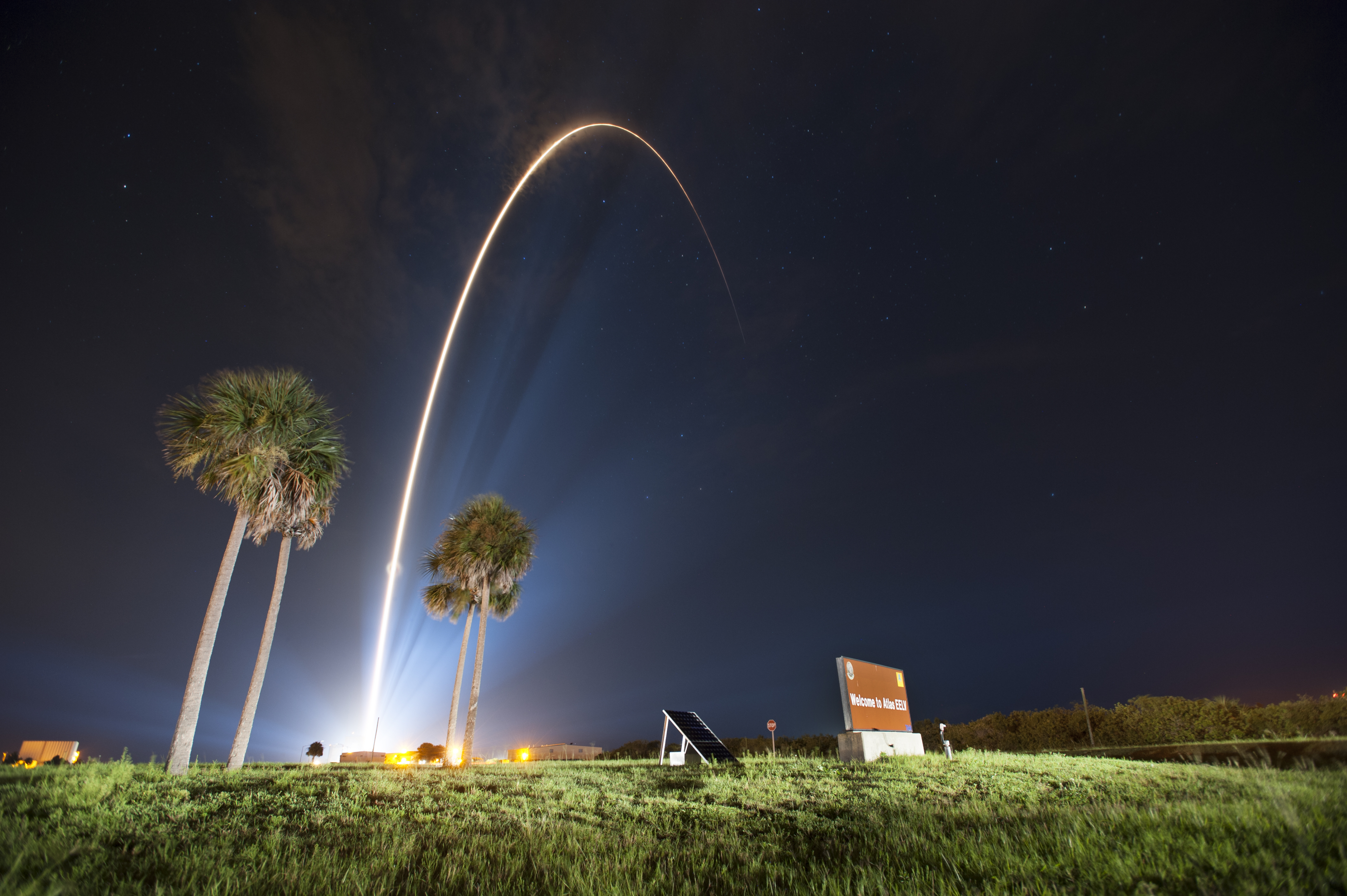 Lancement d'un satellite GPS 2F-7 par une fusée Delta V depuis Cap Canaveral le 02/08/14 (Credit: United Launch Alliance)