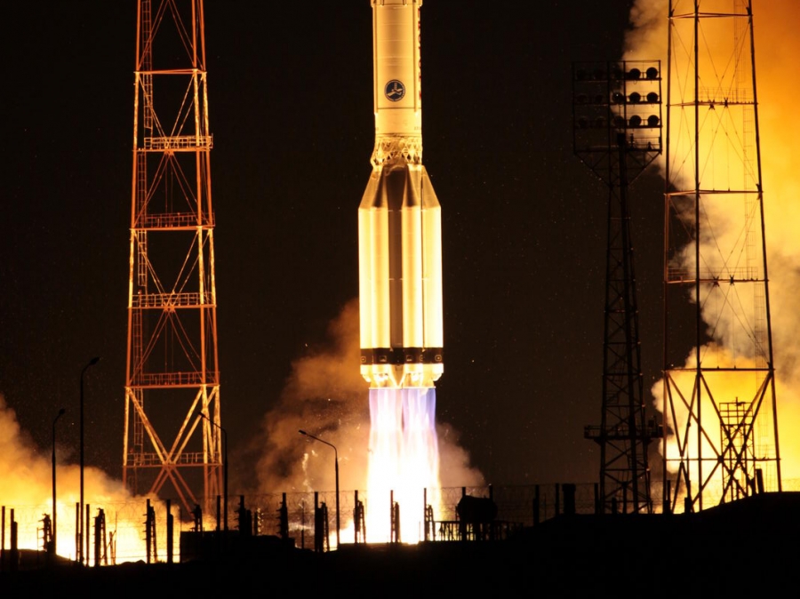 Lancement du Proton M porteur d'Ekspress AM-6 © Roskosmos