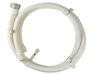 Un tuyau d'oxygène d'une combinaison Apollo (source CollectSPACE)