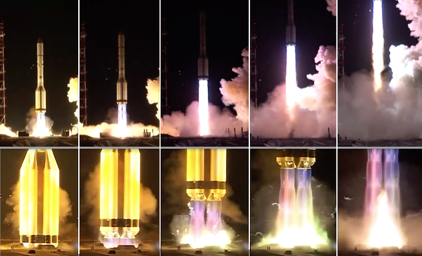 Montage de SpaceShuttleAlmanac du lancement Proton / Astra 2G du 27/12/14