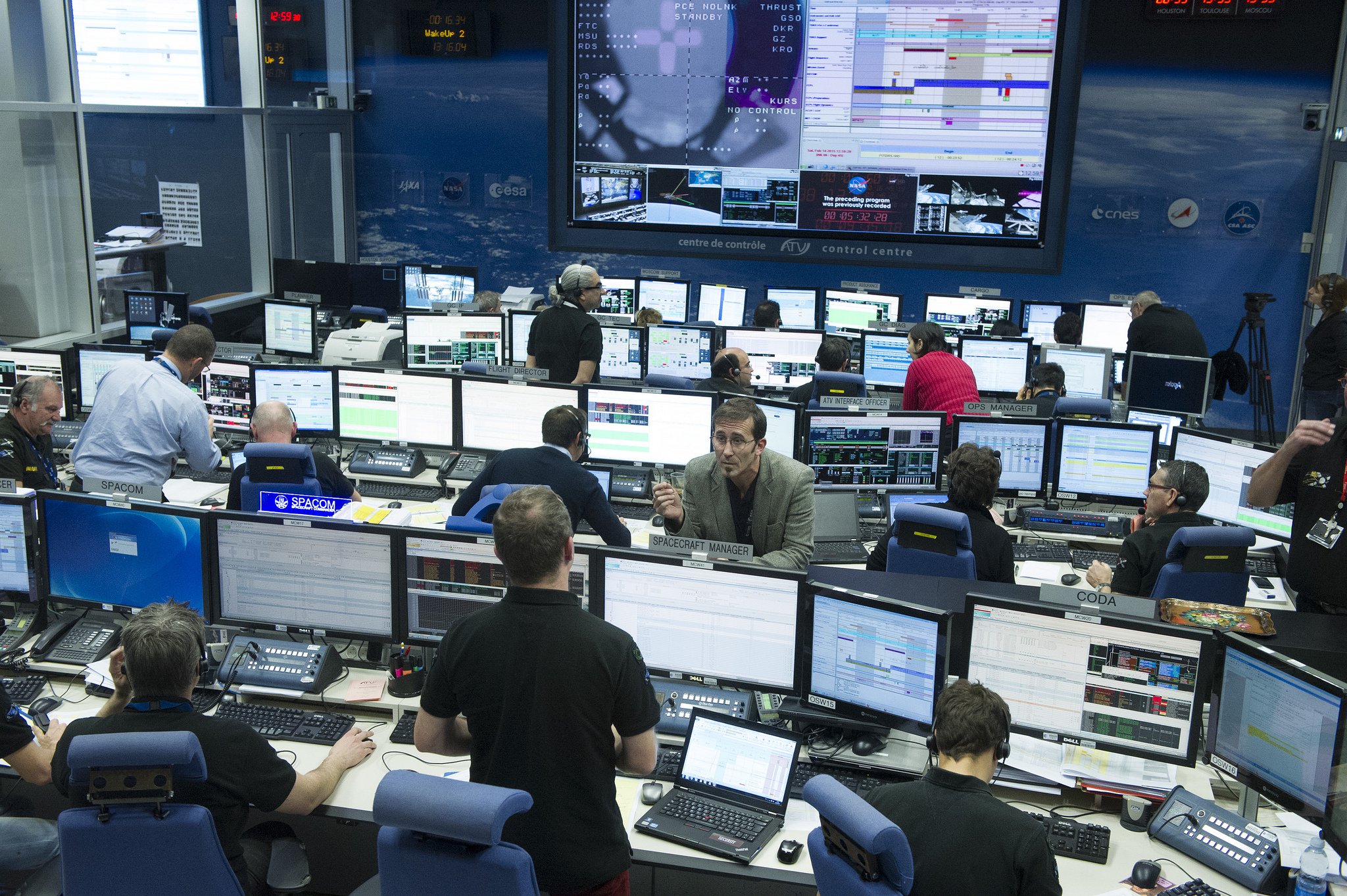 Désamarrage de l'ATV5. 14 février 2015. Crédits : CNES/ E.Grimault