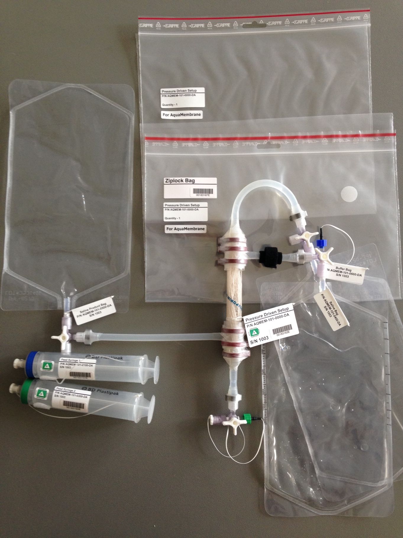 Expérience Aquamembrane (Credits: Aquaporin Space Alliance)