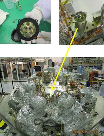 L'intrument INRRI sur ExoMars 2016 (source ASI, Agence Spatiale italienne)