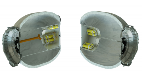Représentation de l'intérieur du module BEAM (credit Bigelow)