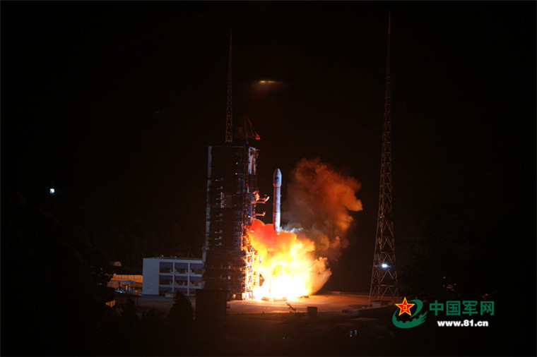 Lancement du 23e satellite de navigation Beidou par une Long March 3C le 12/06/2016 (source @cnspaceflight)