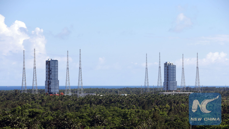 Les 2 pas de tir du centre de lancement Wenchang (source NewChina)
