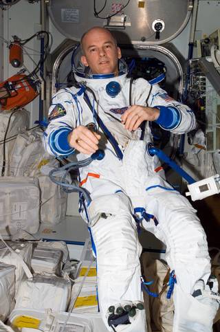 Jeff WIlliams en 2006 pendant l'Expedition 13. (Credits: NASA)