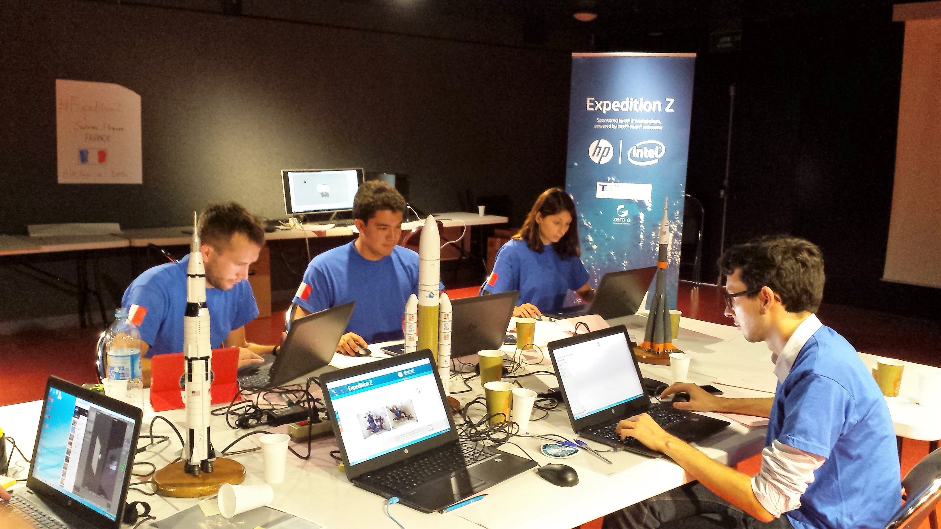 La Team France en plein travail !