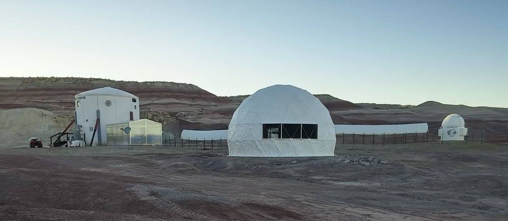 La station MDRS de la Mars Society dans l’Utah (credit TMS)