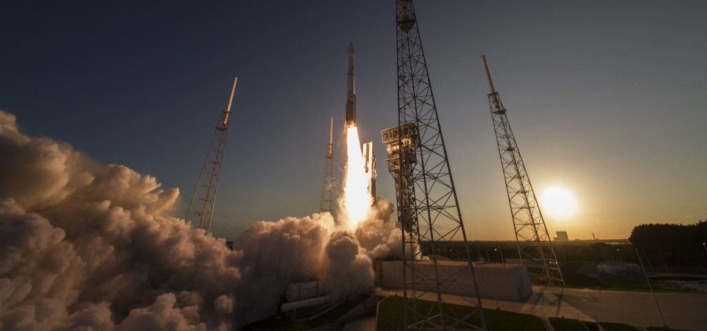 Lancement d'OSIRIS-Rex le 08/09/2016 à bord d'une Atlas 5 (Credit: ULA)