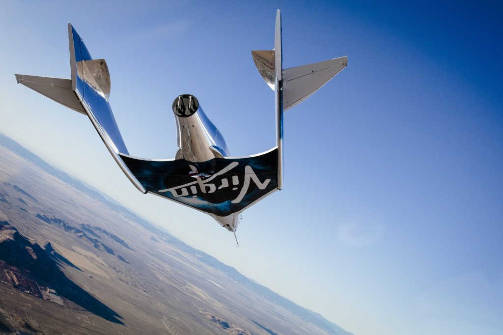 Premier vol "libre" du SpaceShipTwo "VSS Unity" de Virgin Galactic (credit Virgin Galactic)